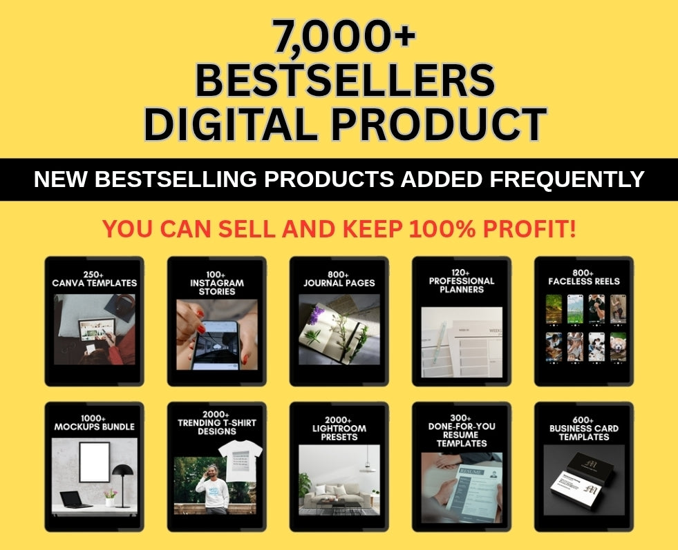 7000+ Best Sellers Digital Product
