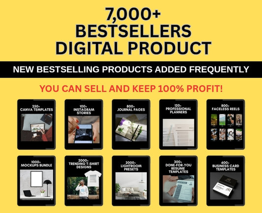 7000+ Best Sellers Digital Product